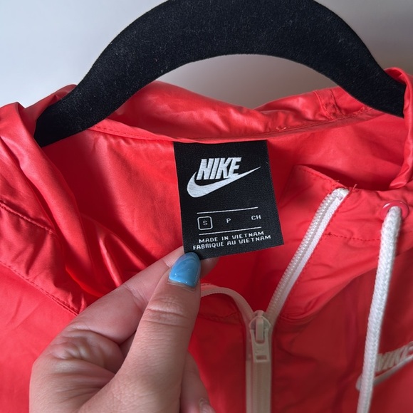 Nike Sportwear Windrunner Cropped Lightweight Color Block Hooded Windebreaker SM - Picture 5 of 7